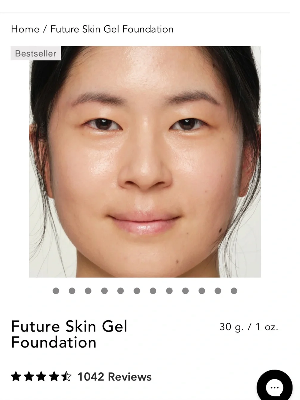 Chantecaille 2N Ivory Future skin gel foundation